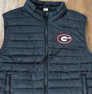 Ozark Trail NWT GA Bulldogs Puffer Vest 3XL